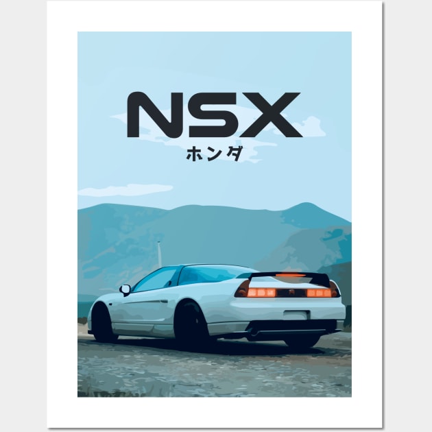 Japanese NSX Wall Art by Widmore